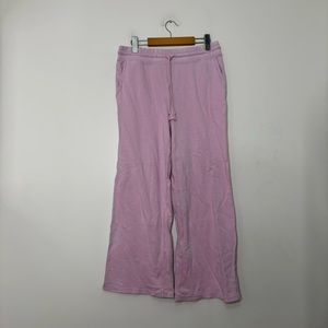 J. Crew magic rinse wide leg pant sweatpants XS purple nwt